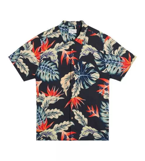 Chemise manches courtes Night Jungle
