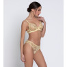 Slip Séduction Frisson d'Or Or Rose