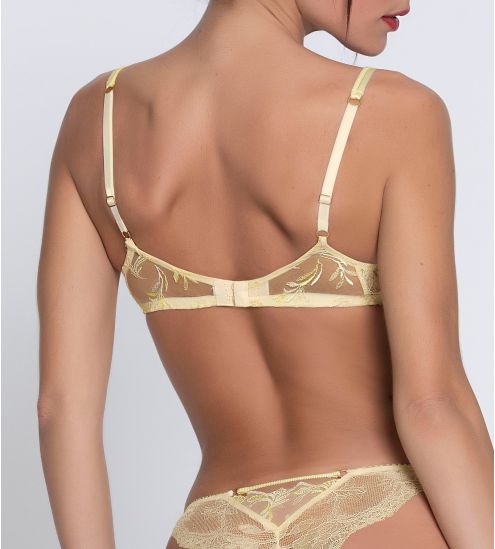 Soutien gorge corbeille Frisson d'Or Or Rose