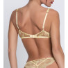 Soutien gorge corbeille Frisson d'Or Or Rose