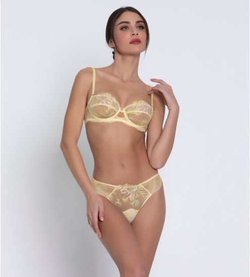 Soutien gorge corbeille Frisson d'Or Or Rose
