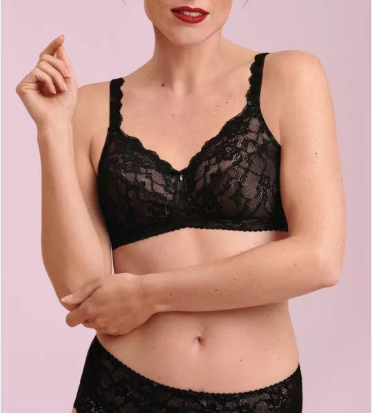 Soutien gorge pour prothèses Bobette Noir