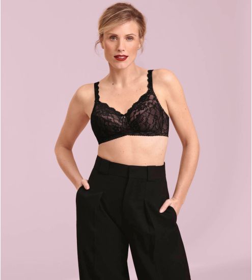 Soutien gorge pour prothèses Bobette Noir