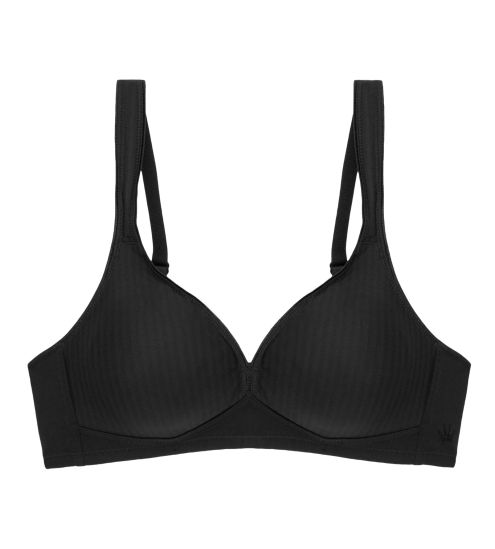 Soutien gorge sans armatures Modern Soft Cotton Noir