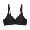 Soutien gorge sans armatures Modern Soft Cotton Noir