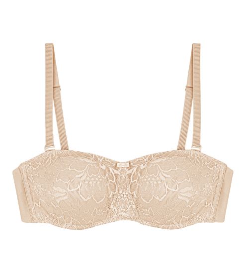 Soutien-gorge bandeau grande taille Amourette Charm Creamy Dream