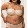 Soutien-gorge bandeau grande taille 6720 Creamy Dream