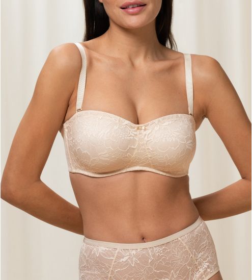 Soutien-gorge bandeau grande taille 6720 Creamy Dream