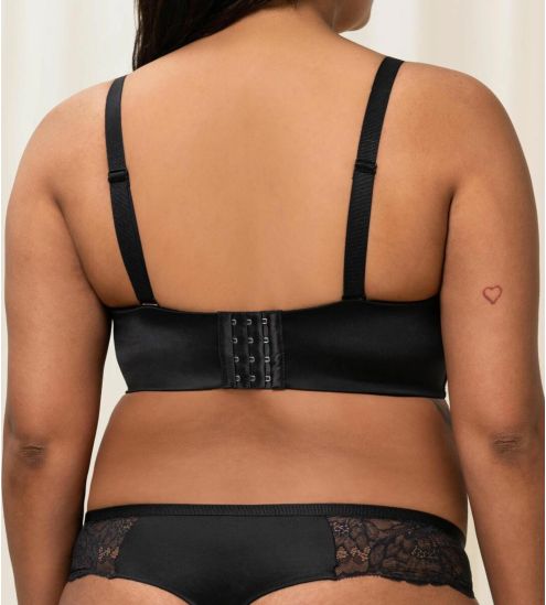 Soutien-gorge bandeau grande taille 04 NOIR