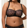 Soutien-gorge bandeau grande taille 04 NOIR