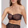 Soutien-gorge bandeau grande taille 04 NOIR