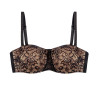 Soutien-gorge bandeau grande taille 04 NOIR