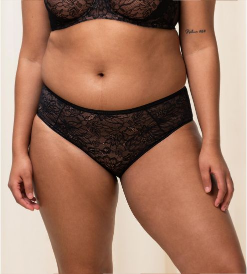 Culotte haute Amourette Charm 04 NOIR