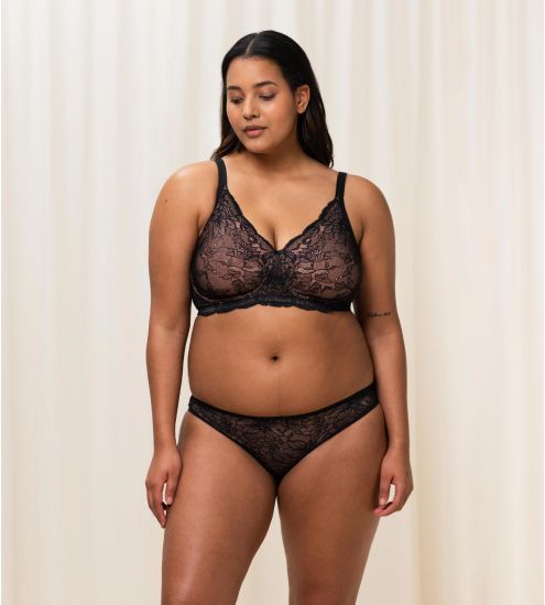 Soutien-gorge sans armatures Charm 04 NOIR