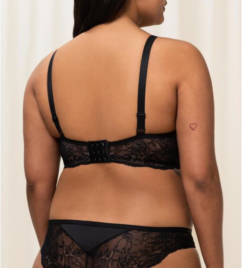 Soutien-gorge sans armatures Charm 04 NOIR