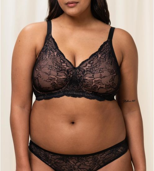 Soutien-gorge sans armatures Amourette Charm Noir