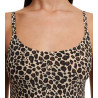 Top bretelles Softstretch Leopard Nude