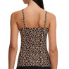 Top bretelles Softstretch Leopard Nude