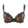 Soutien-gorge push-up plunge NOIR