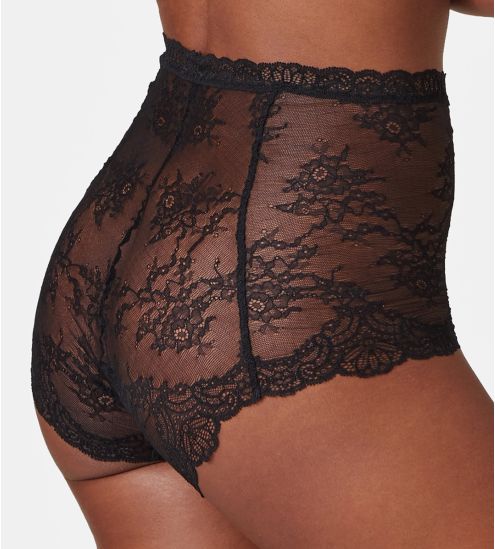 High dance panties of black...