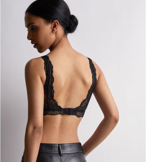 Soutien gorge triangle bralette Danse des Sens Noir