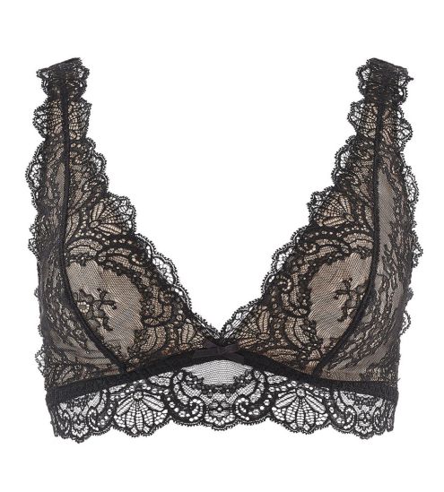 Soutien gorge triangle bralette Danse des Sens Noir
