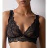 Soutien gorge triangle bralette Danse des Sens Noir