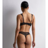 Soutien-gorge push-up plunge NOIR