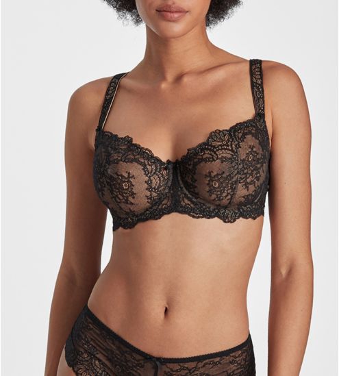 Soutien gorge corbeille confort (D,E,F) Danse des Sens Noir