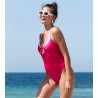 Maillot 1 pièce nageur La Skippeuse Fuchsia