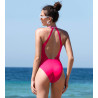 Maillot 1 pièce nageur La Skippeuse Fuchsia