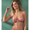 Soutien gorge armature Cachemire en Fete Orange