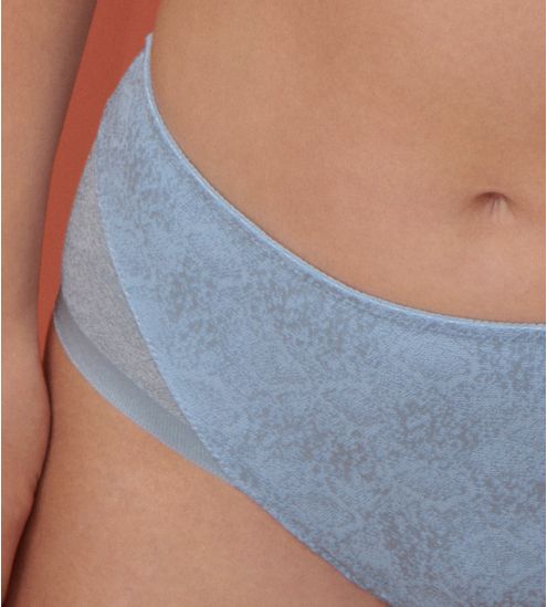 Slip taille haute Lumino Pale Blue