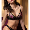 Soutien gorge sans armatures Floraison Passion Safran Rose