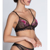 Soutien gorge sans armatures Floraison Passion Safran Rose