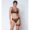 Soutien gorge sans armatures Floraison Passion Safran Rose