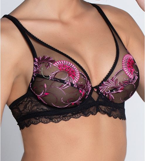 Soutien gorge Glam Floraison Passion Safran Rose