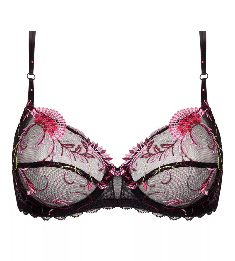 Soutien gorge armatures Floraison Passion Safran Rose