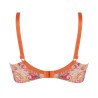 Soutien gorge armature Cachemire en Fete Orange
