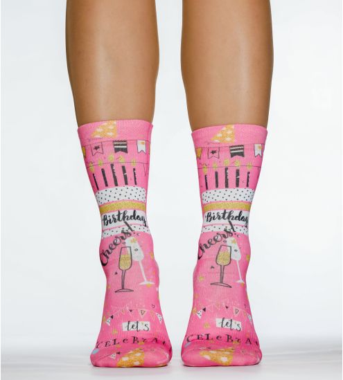 Birthday Candile Woman Socks