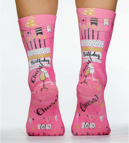 Chaussettes Femme Birthday Candile