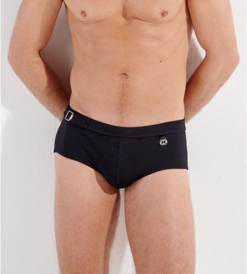 Slip de bain midi Ian Noir