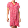 Robe manche courte Senorette Rouge Fraise