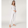 Chemise en coton Calida pour femme Blanc