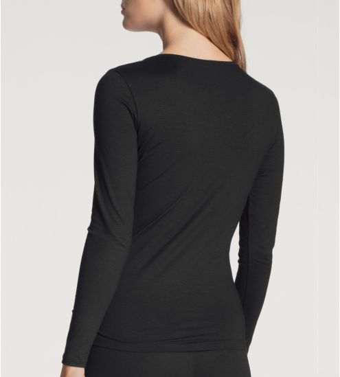 Chemise en coton Calida pour femme 992 black