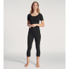 Leggings 3/4 Supima Natural Comfort Noir