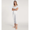 Leggings 3/4 Supima Natural Comfort BLANC 01