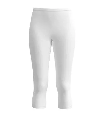Leggings 3/4 Supima Natural Comfort Blanc