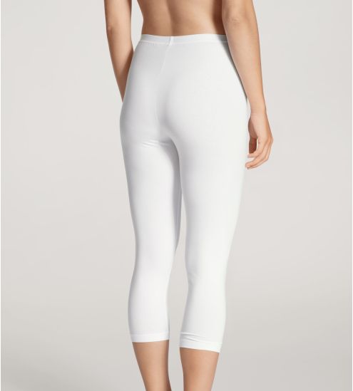 Leggings 3/4 Supima Natural Comfort BLANC 01