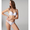 Slip brésilien Délice pour femme BLANC
